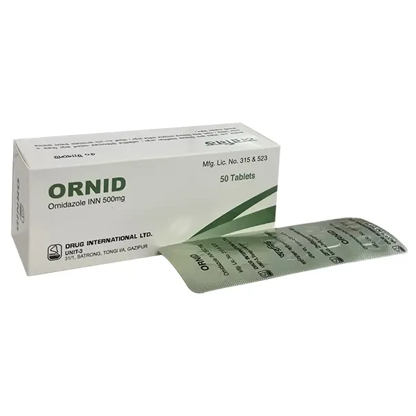 Tablet Ornid 500mg (50pcs)